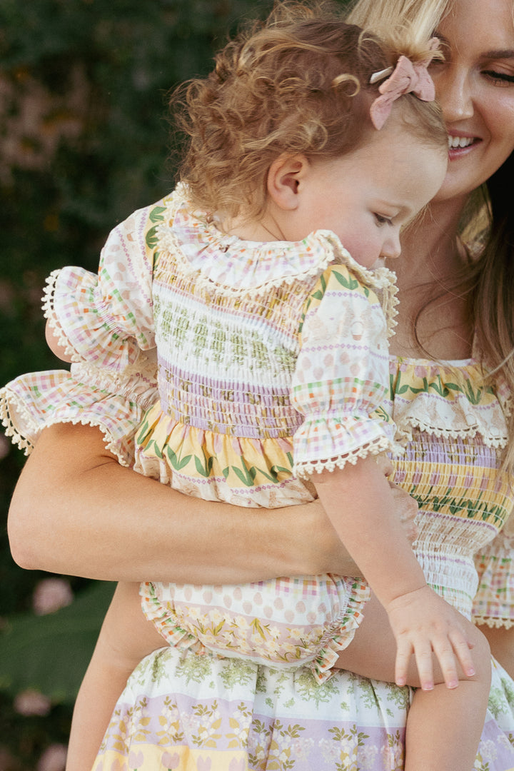 Baby Boxwood Blossoms Romper