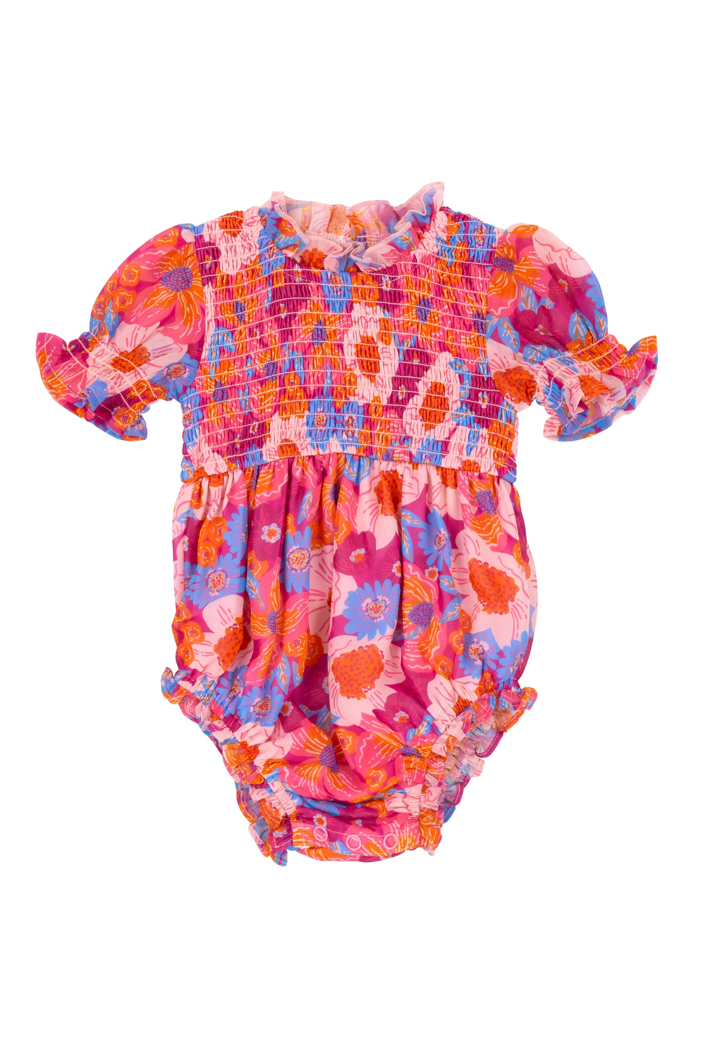 Baby Cordelia Romper in Pink Floral – Ivy City Co