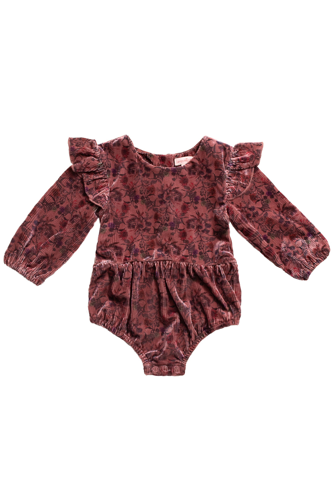 Baby La La Lady Romper in Pink Floral