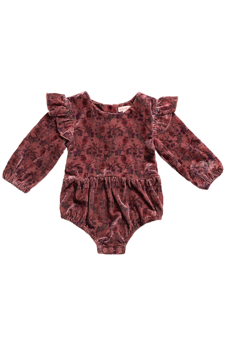 Baby La La Lady Romper in Pink Floral