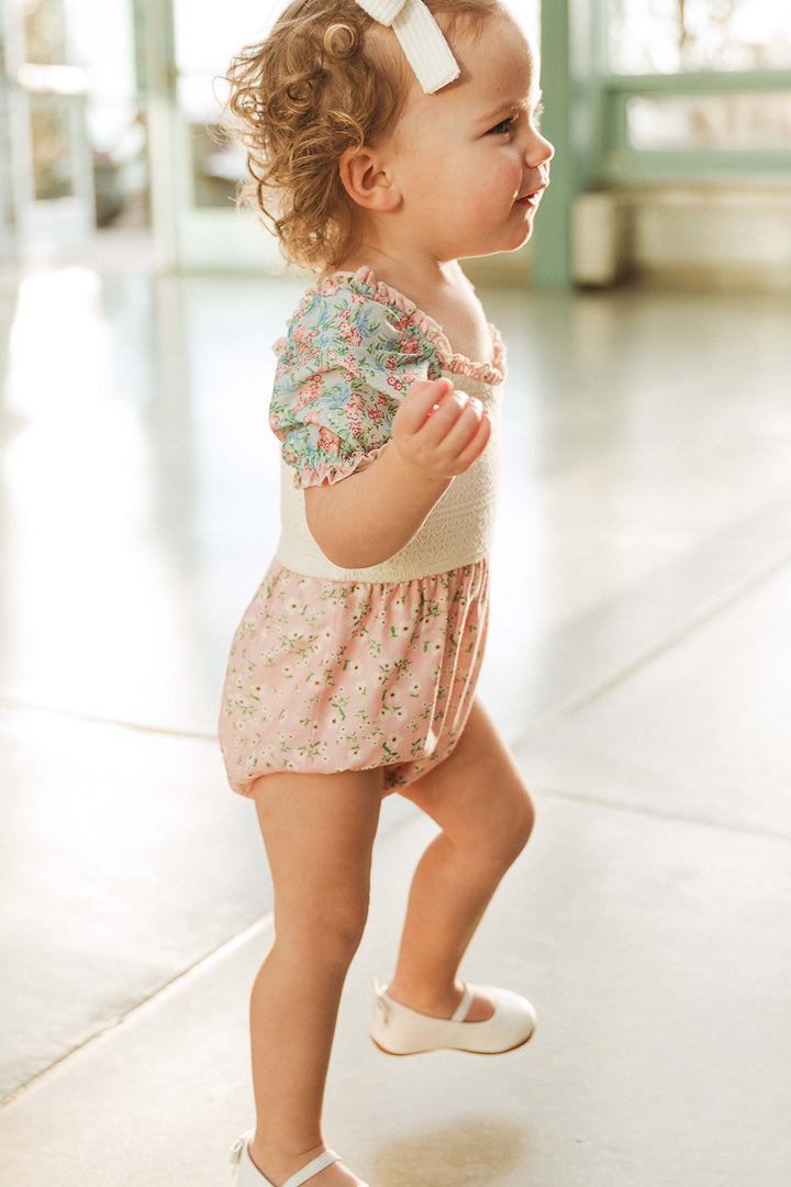 Baby Melanie Romper in Floral