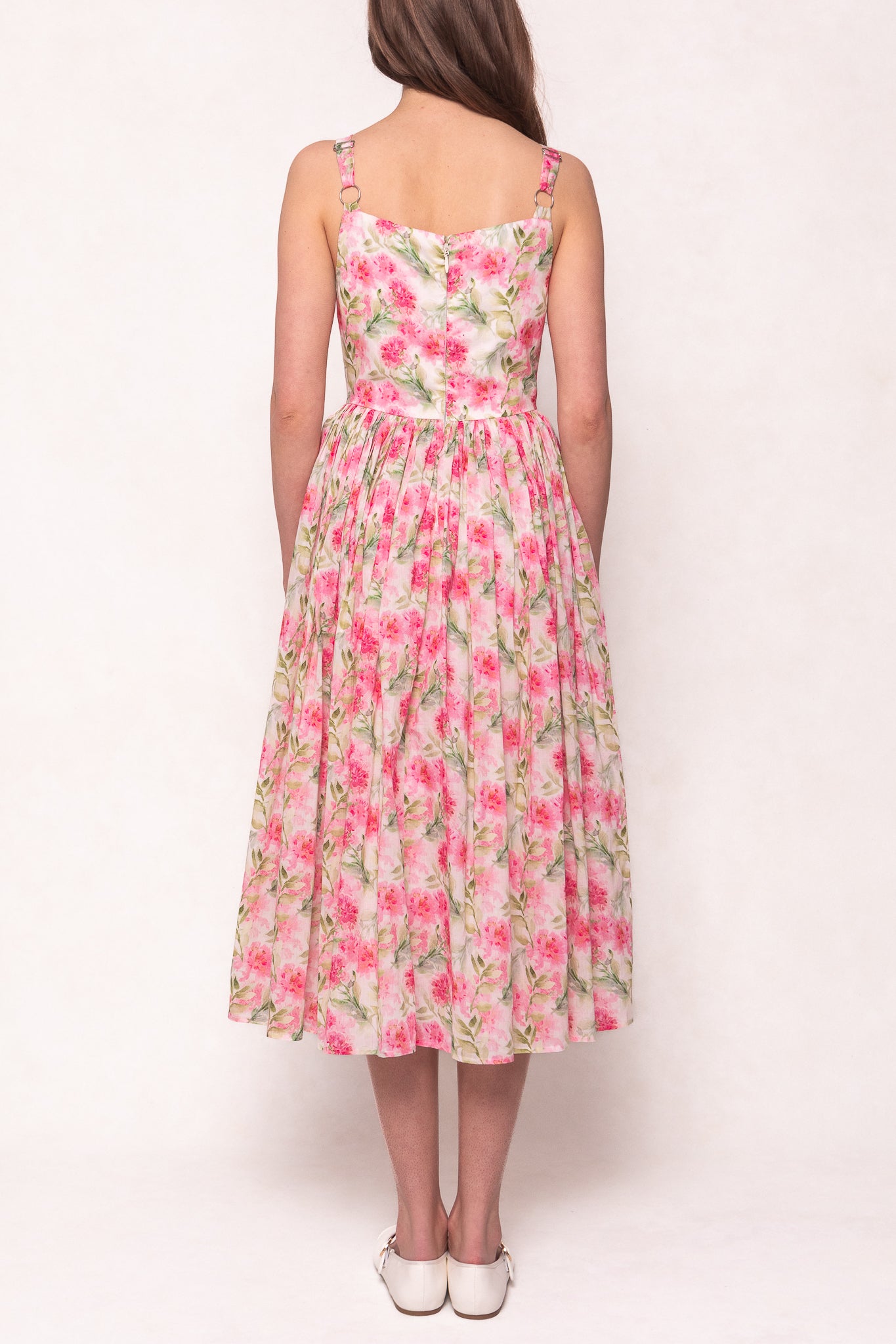Ballerina Tank Dress in Pink Floral Ivy City Co Ballerina Tank Dress in Pink Floral Ivy City Co