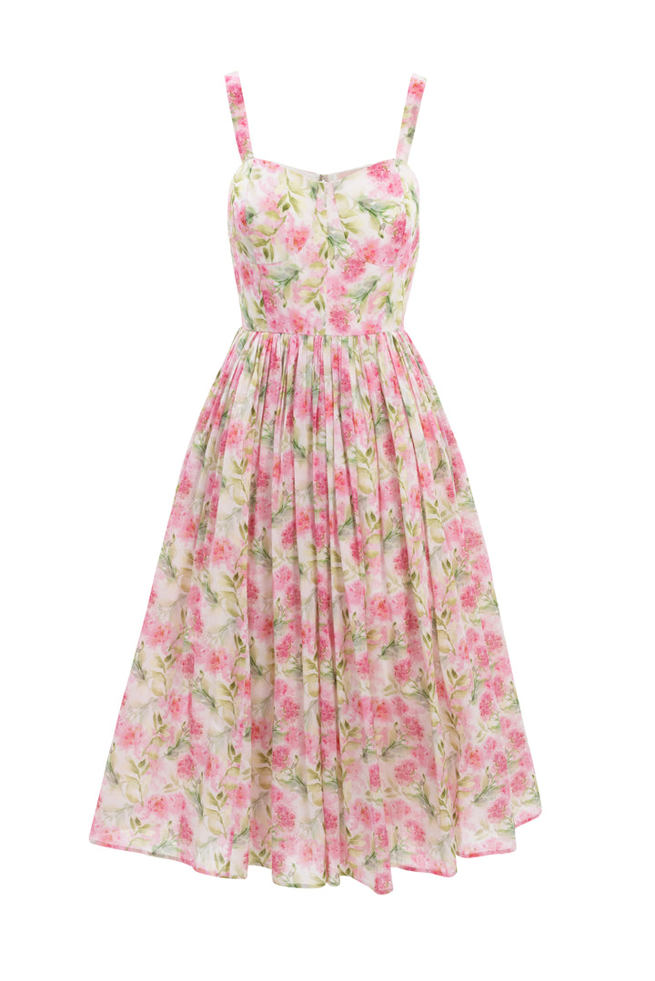 Ballerina Tank Dress in Pink Floral