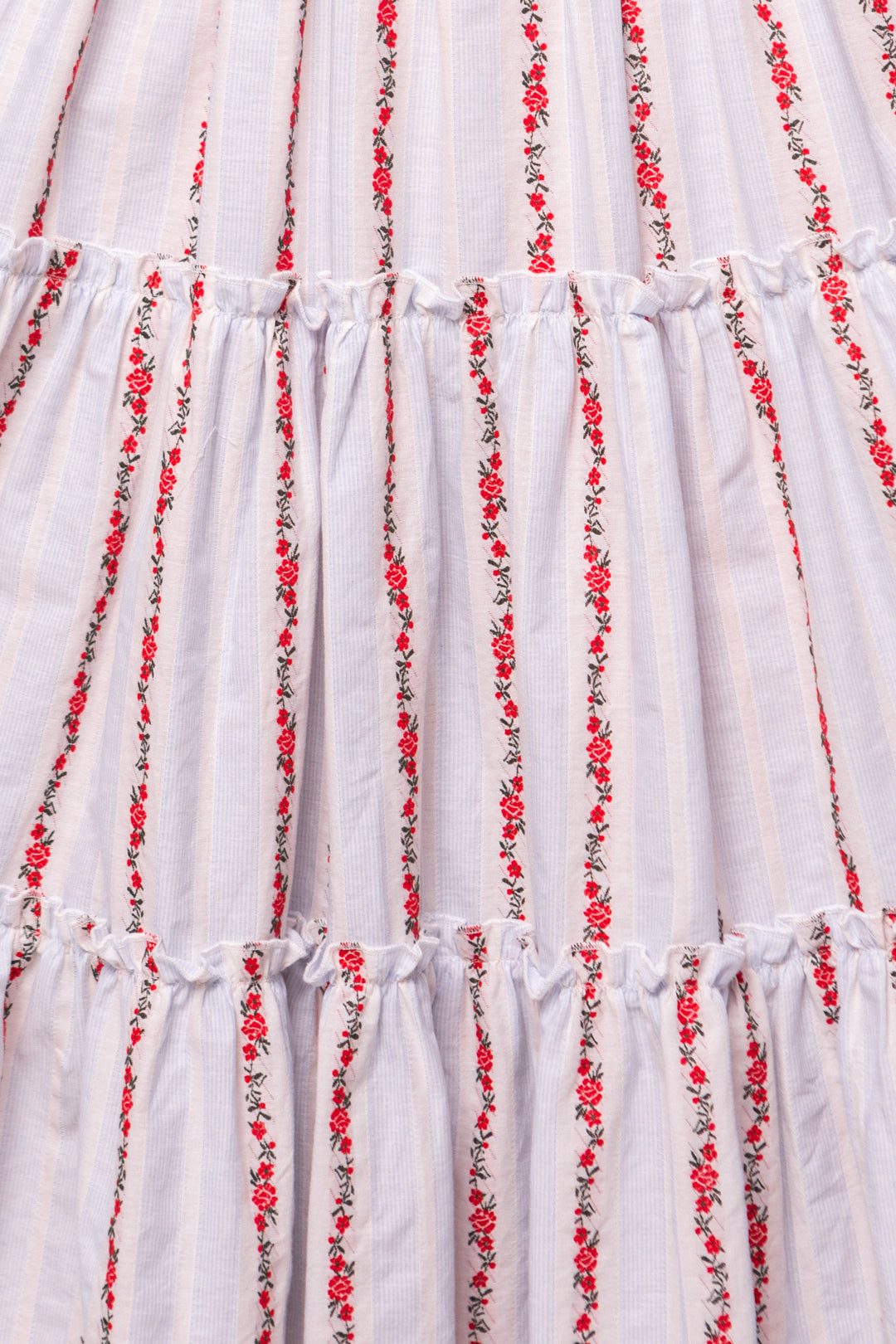 Beatrice Dress in Floral Stripe
