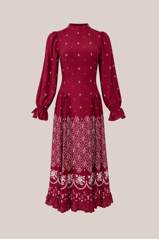 Bellissima Dress in Beth Needlepoint