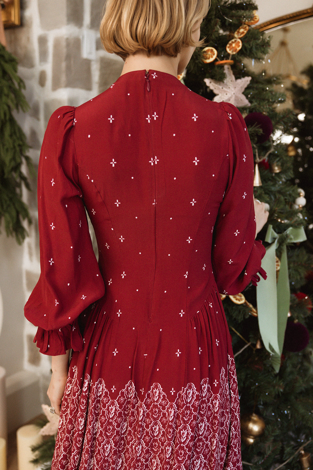 Bellissima Dress in Beth Needlepoint