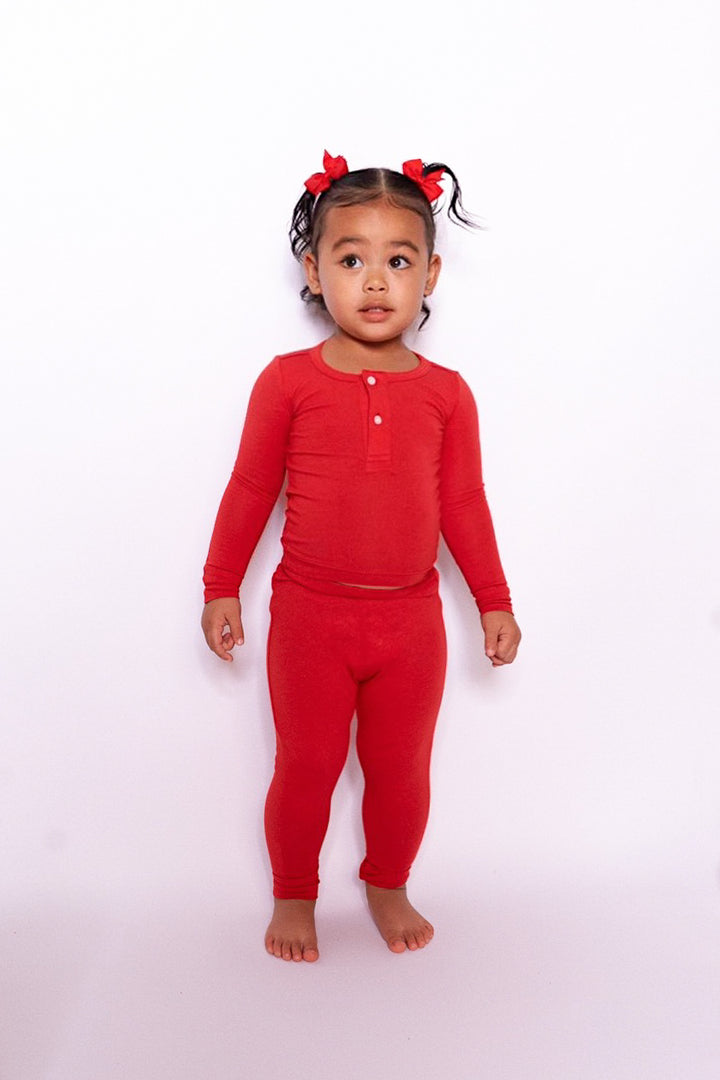 Kids So Soft Lounge Set in Red