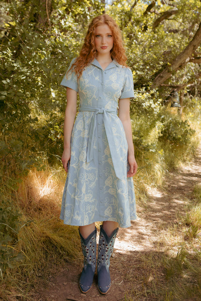 Bennett Dress in Cream Embroidery – Ivy City Co