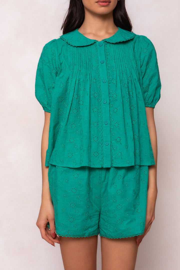 Betty Blouse in Green