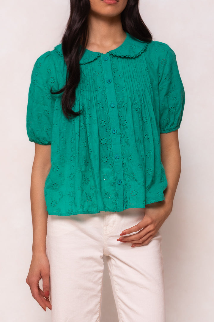 Betty Blouse in Green