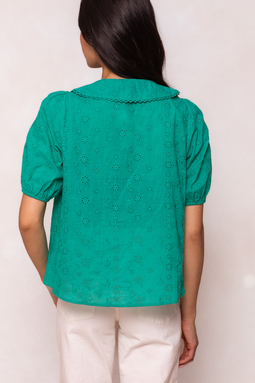 Betty Blouse in Green