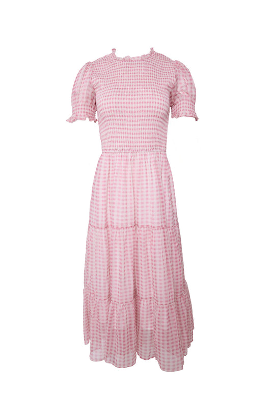 Cordelia Dress in Desert Rose Gingham – Ivy City Co