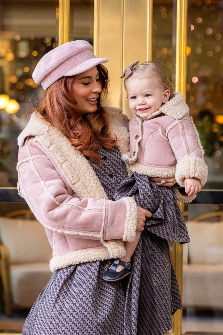 Mini Blush Coat in Pink