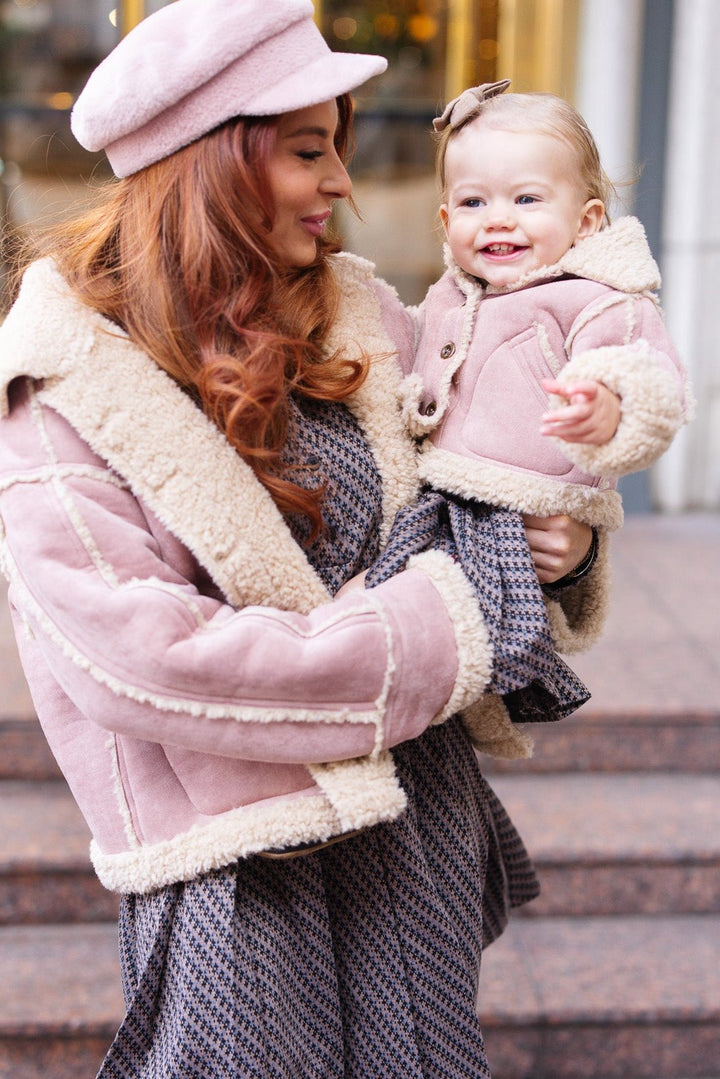 Mini Blush Coat in Pink