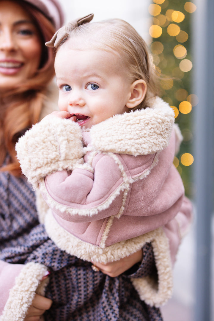 Mini Blush Coat in Pink