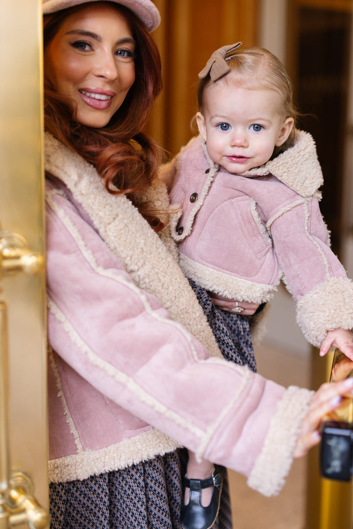 Mini Blush Coat in Pink