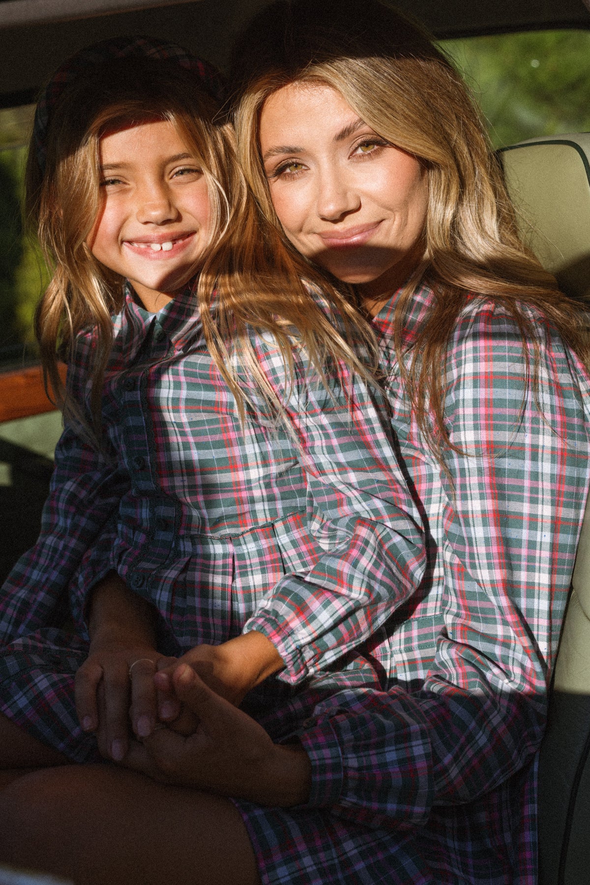 Bowie Long Sleeve Dress in Season's Greetings Plaid