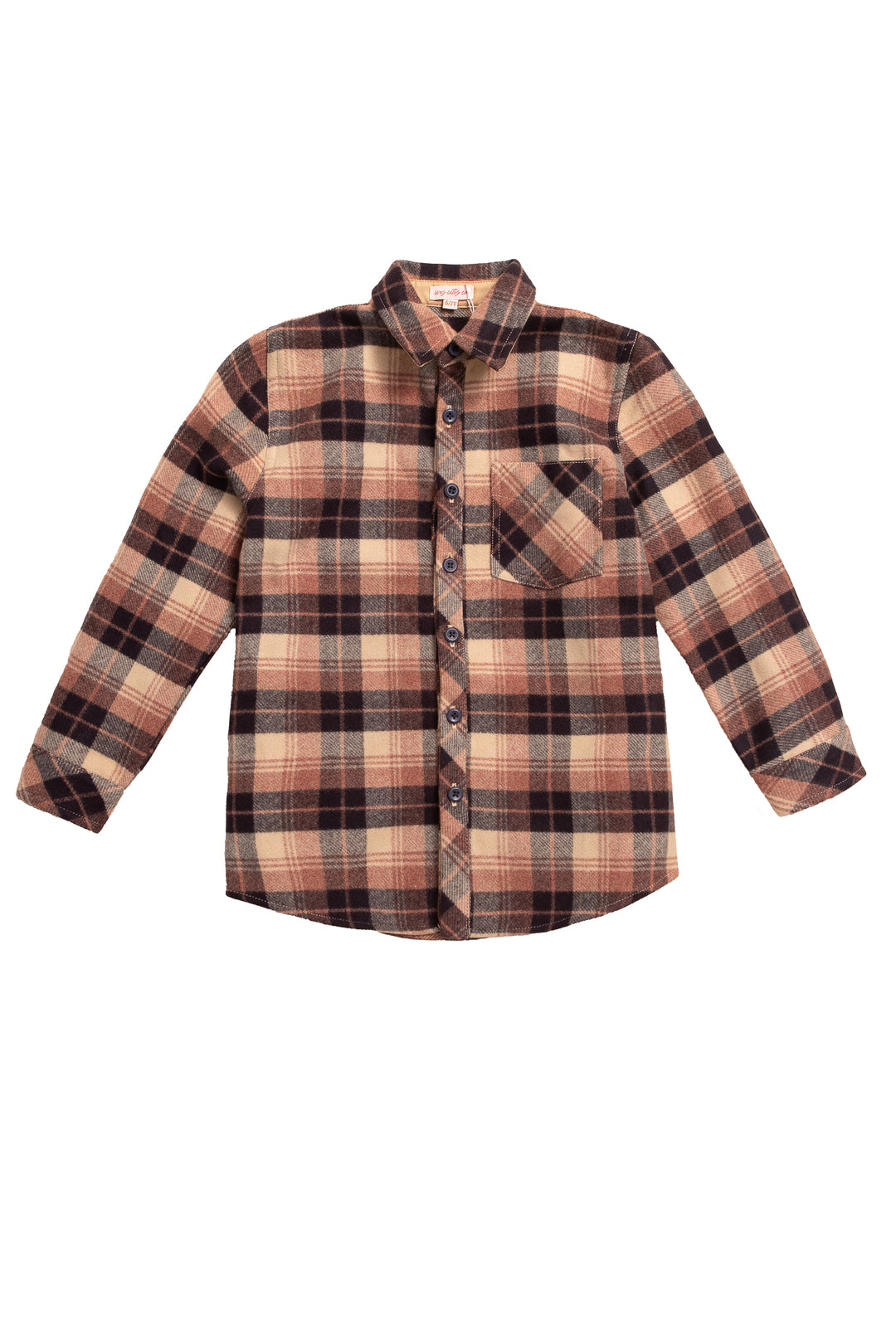 Boys John Shirt in Celine Plaid - FINAL SALE