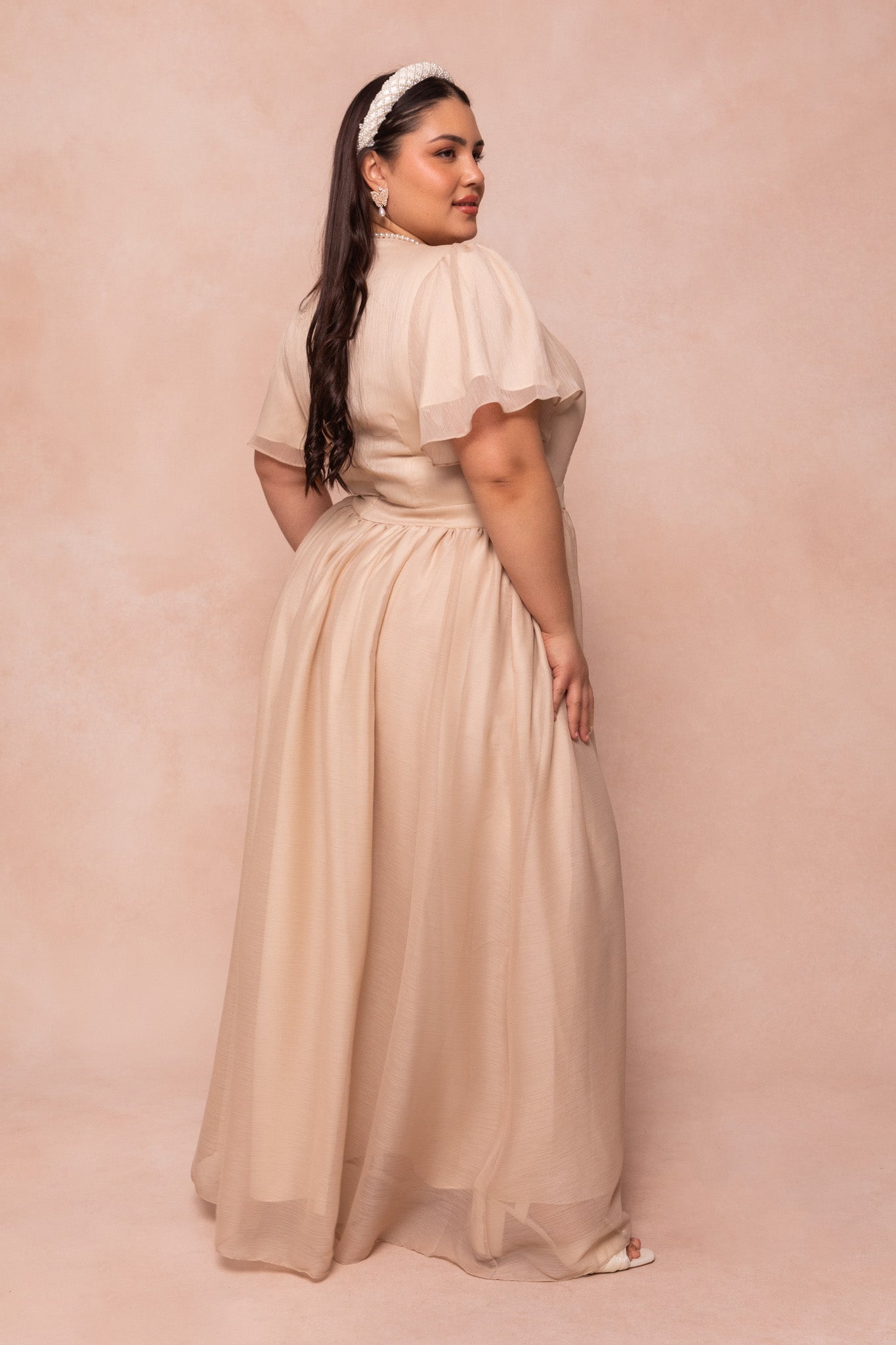 Abbie Dress in Champagne - Bridesmaid Dress – Ivy City Co
