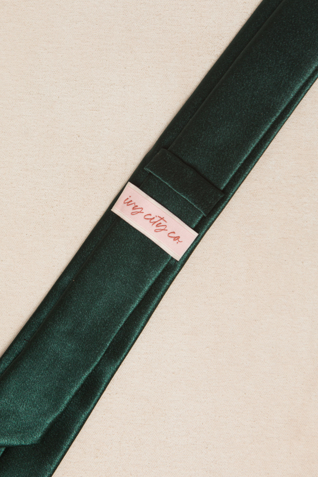 Mens Max Tie in Emerald Satin - FINAL SALE