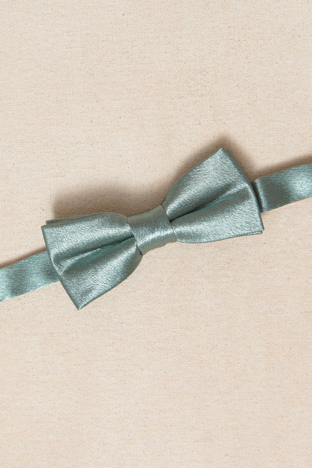 Baby Boys Henry Bow Tie in Seaglass Satin