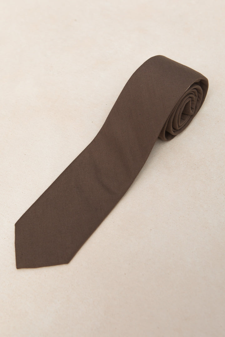 Mens Max Tie in Brown - FINAL SALE