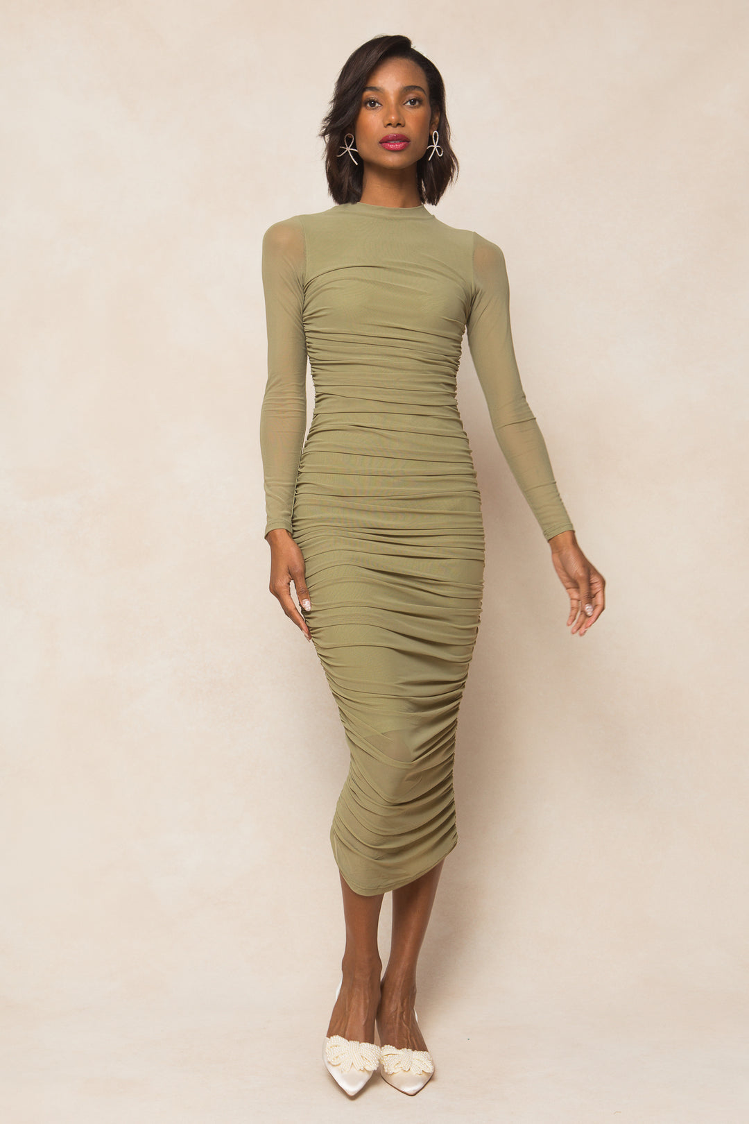 Brynn Dress in Olive