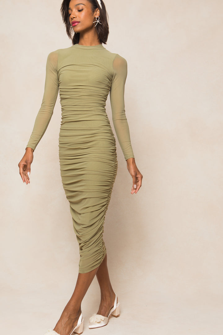 Brynn Dress in Olive