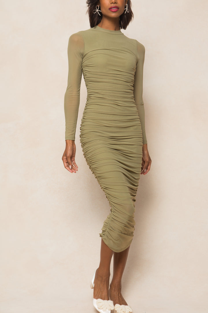 Brynn Dress in Olive