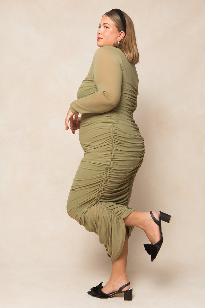 Brynn Dress in Olive