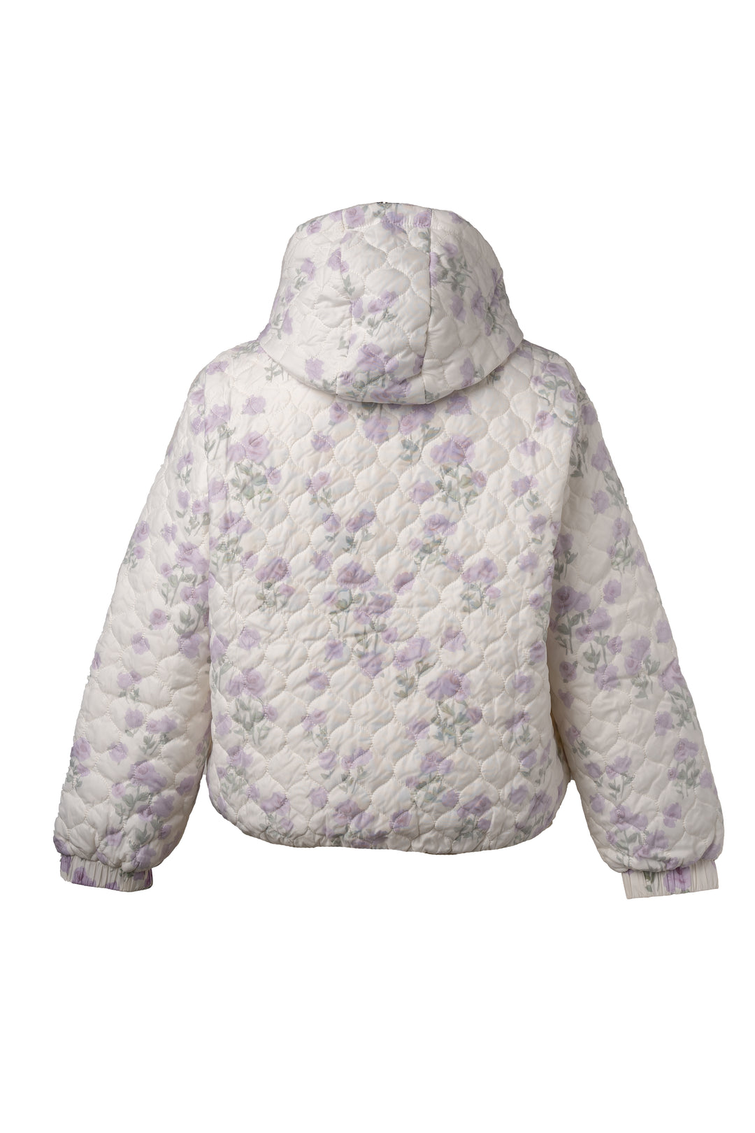 Quilted Jacket in Lavender Floral