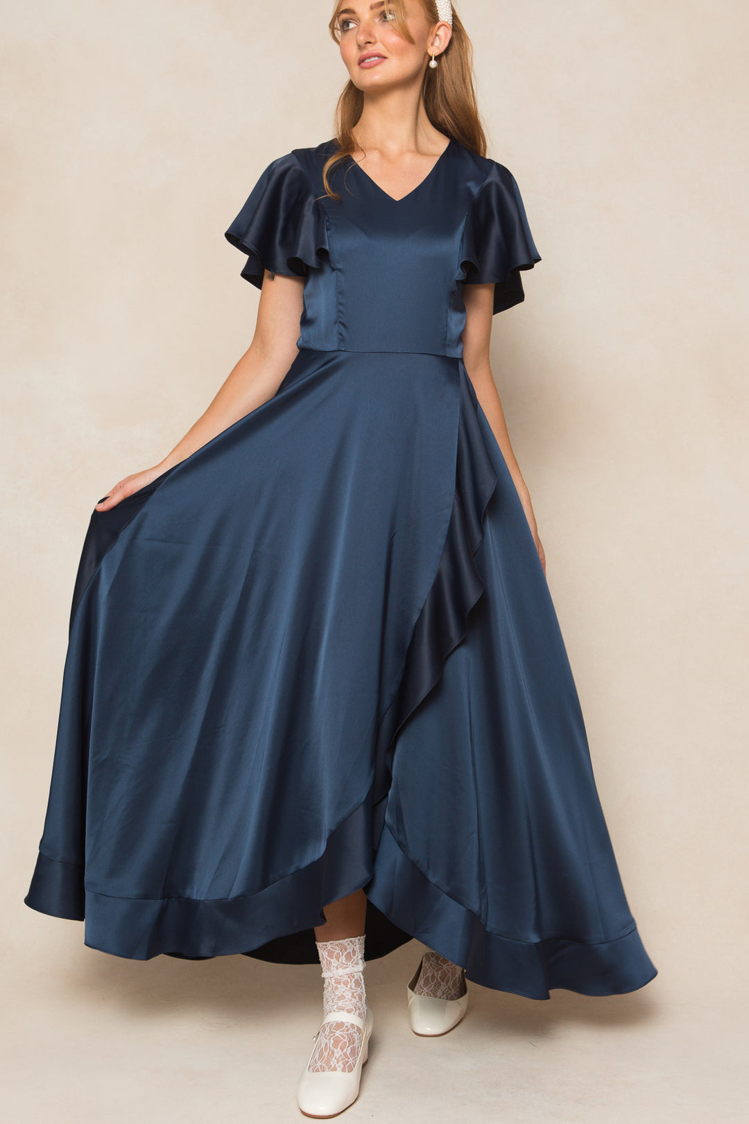 Callie Dress in Navy