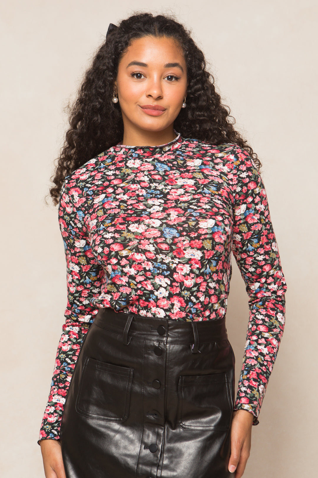 Carmen Top in Floral