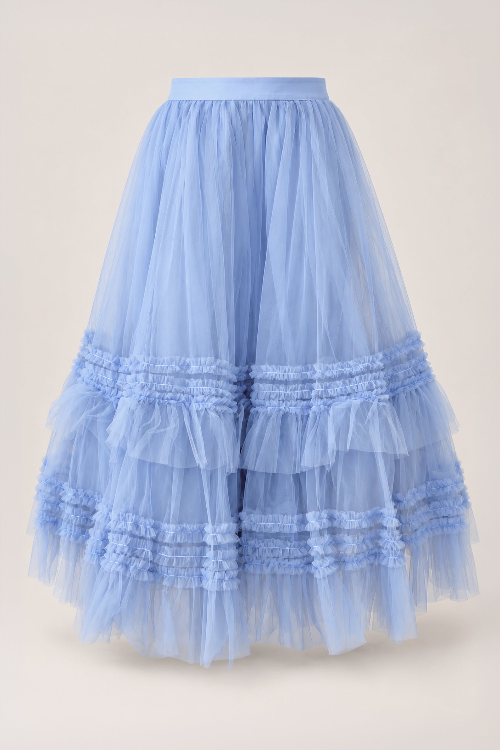 Celestine Tulle Skirt in Misty Blue | Ivy City Co