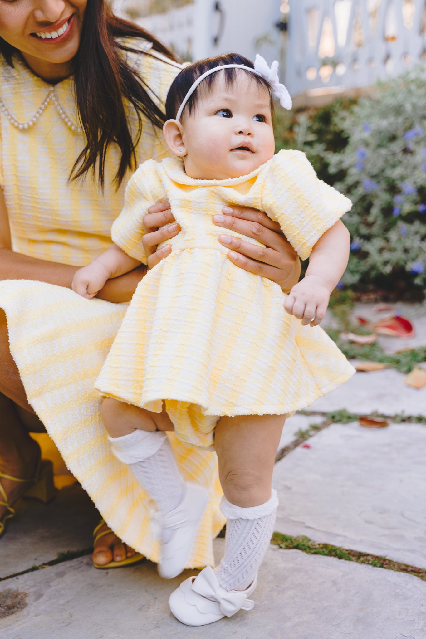 Baby Celine Dress Set in Yellow