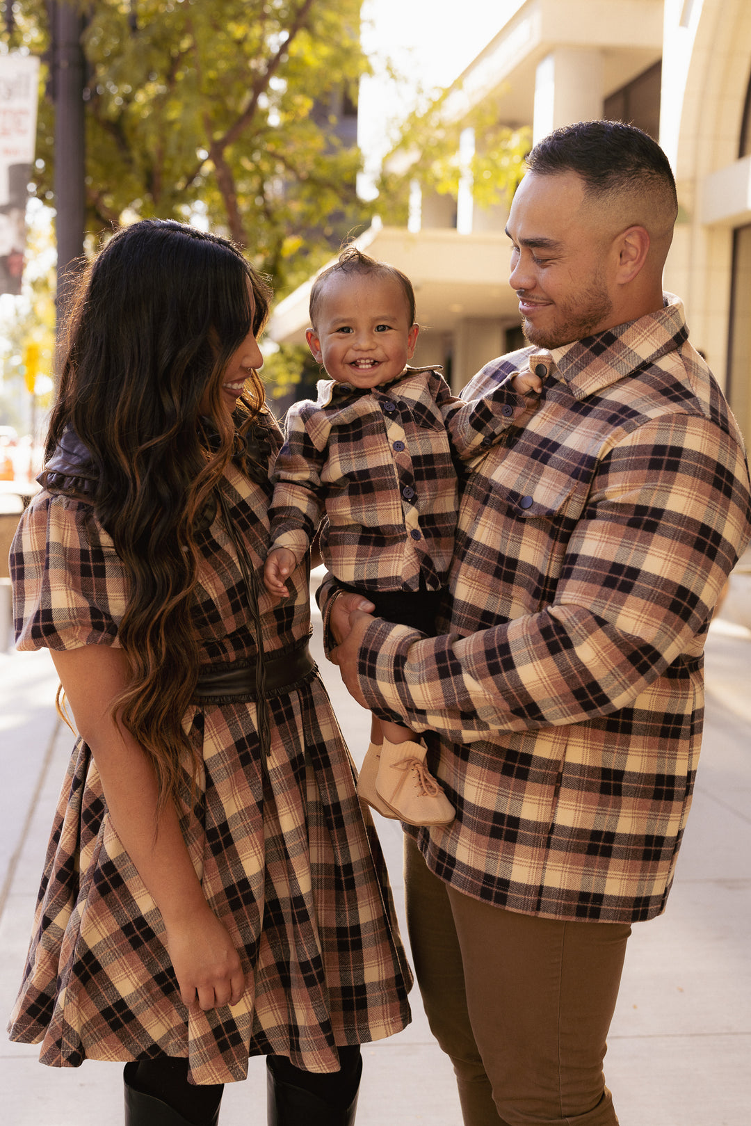 Baby Boys John Shirt in Celine Plaid