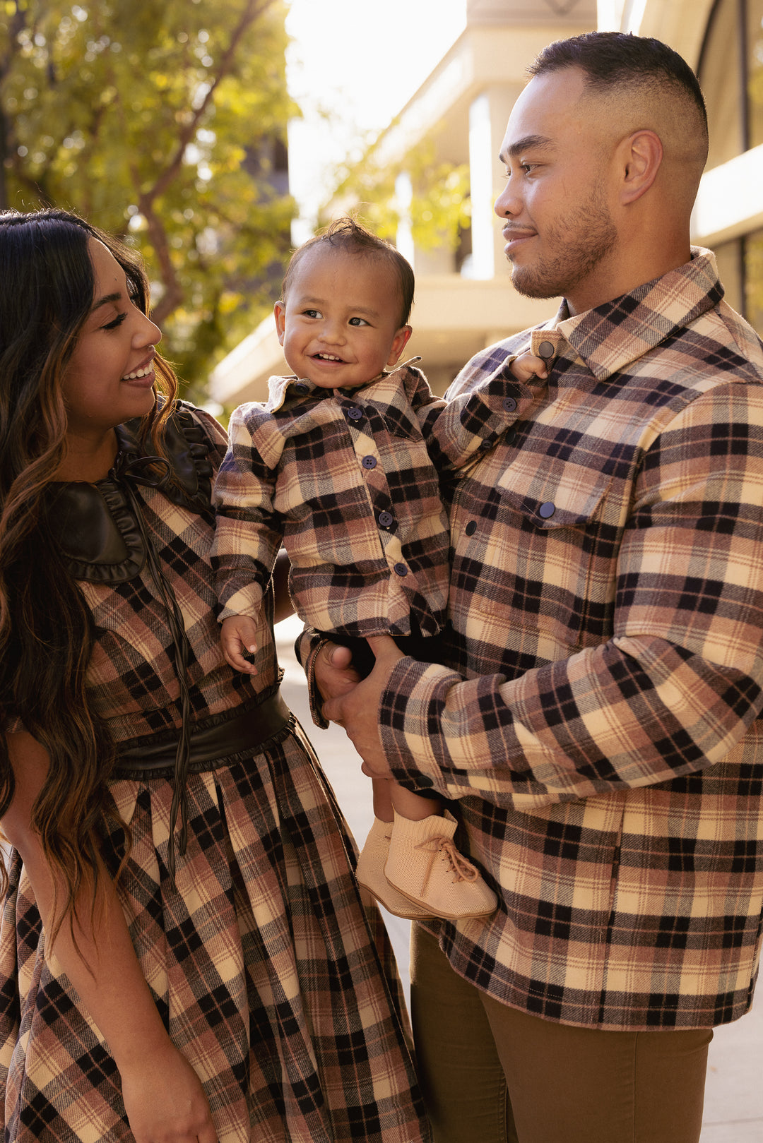 Baby Boys John Shirt in Celine Plaid - FINAL SALE