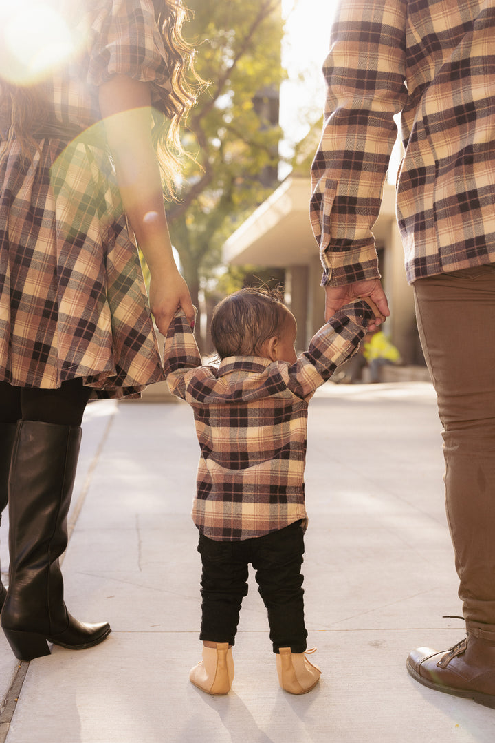 Baby Boys John Shirt in Celine Plaid