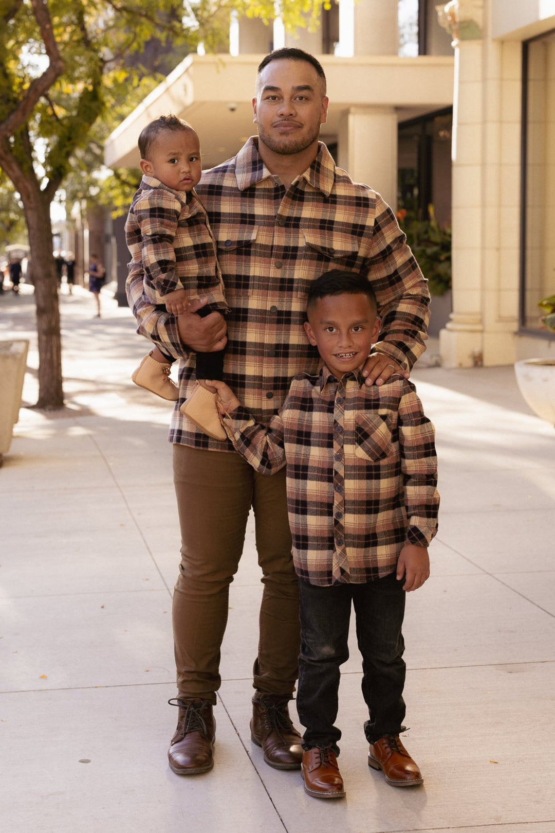 Baby Boys John Shirt in Celine Plaid - FINAL SALE