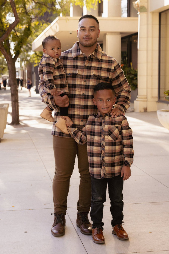 Baby Boys John Shirt in Celine Plaid