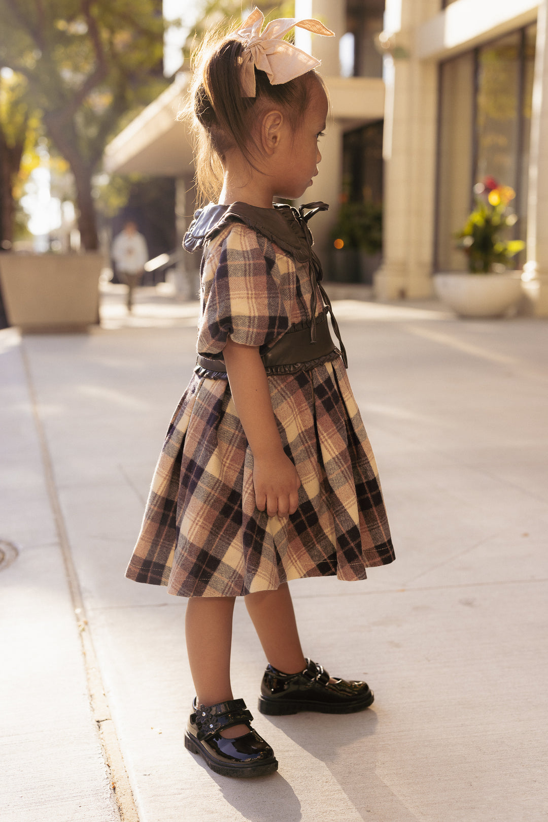 Mini Celine Dress in Plaid