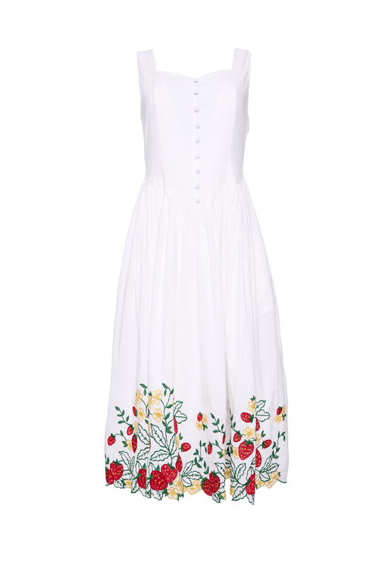 Clarissa Dress in Strawberry 2X Clarissa Dress in Strawberry 2X