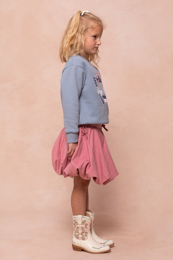 Mini Clo Bubble Skirt in Mauve