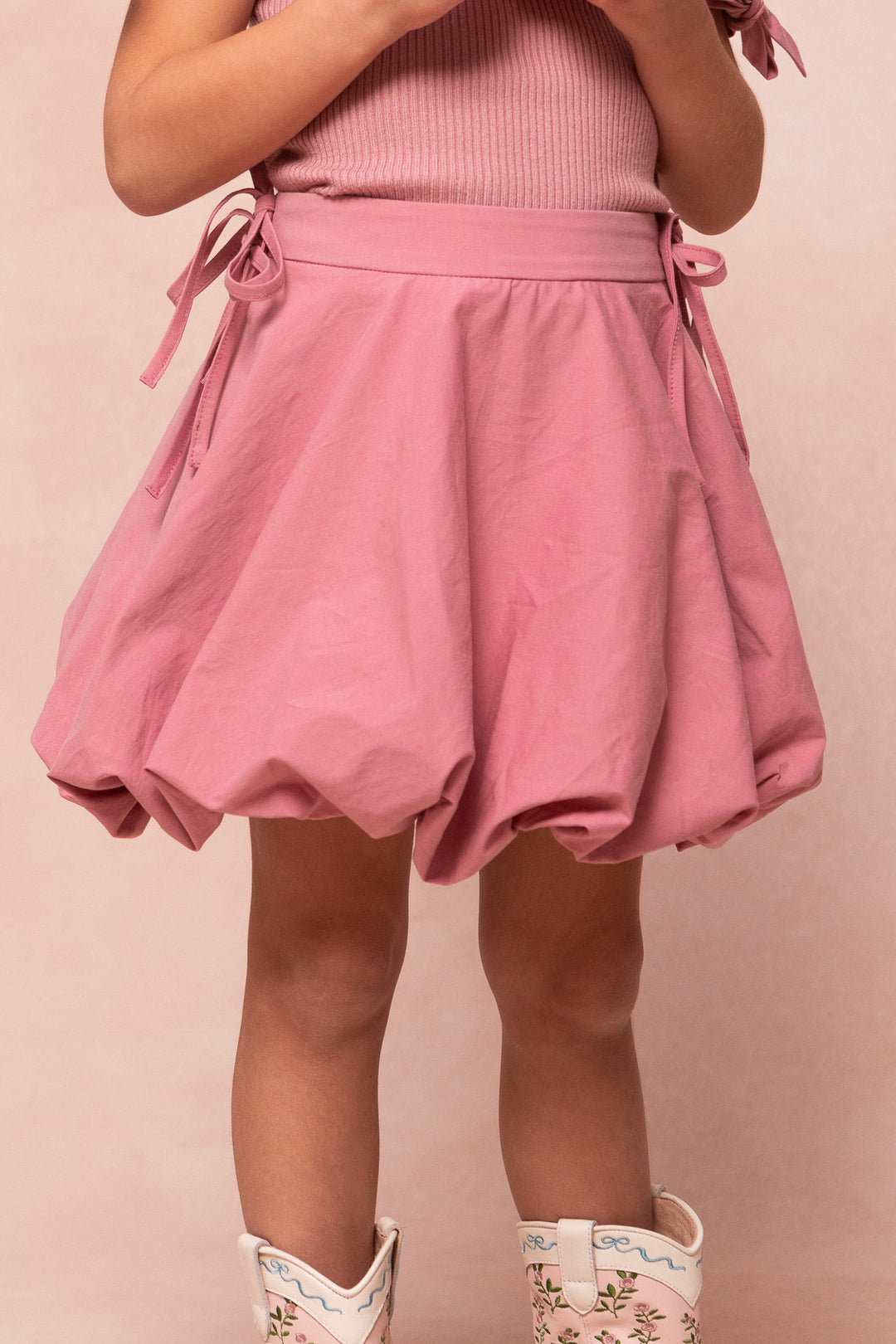 Mini Clo Bubble Skirt in Mauve