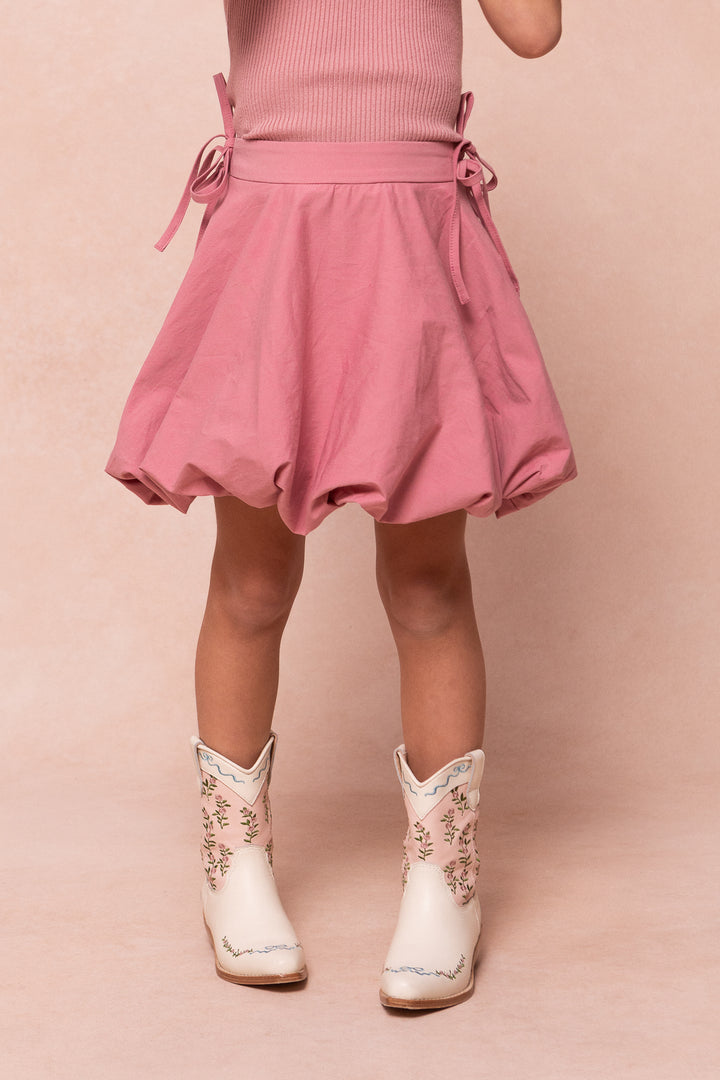 Mini Clo Bubble Skirt in Mauve