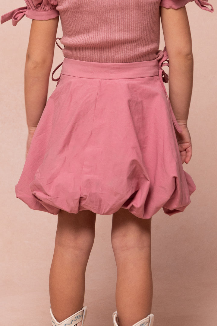 Mini Clo Bubble Skirt in Mauve