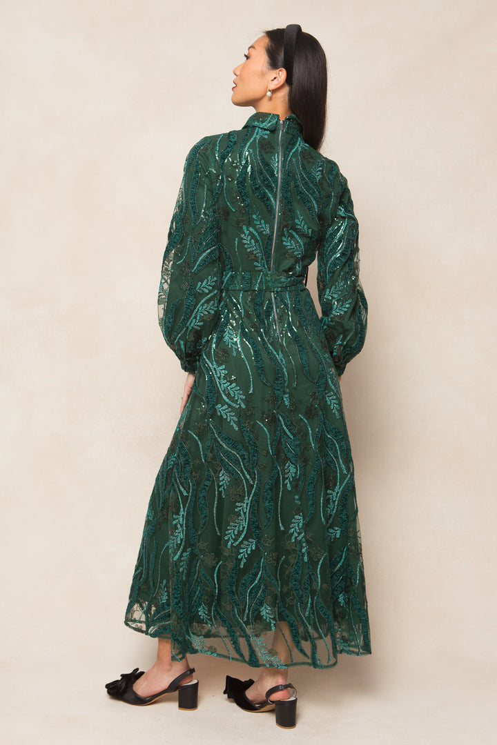 Clover Dress in Emerald - FINAL SALE