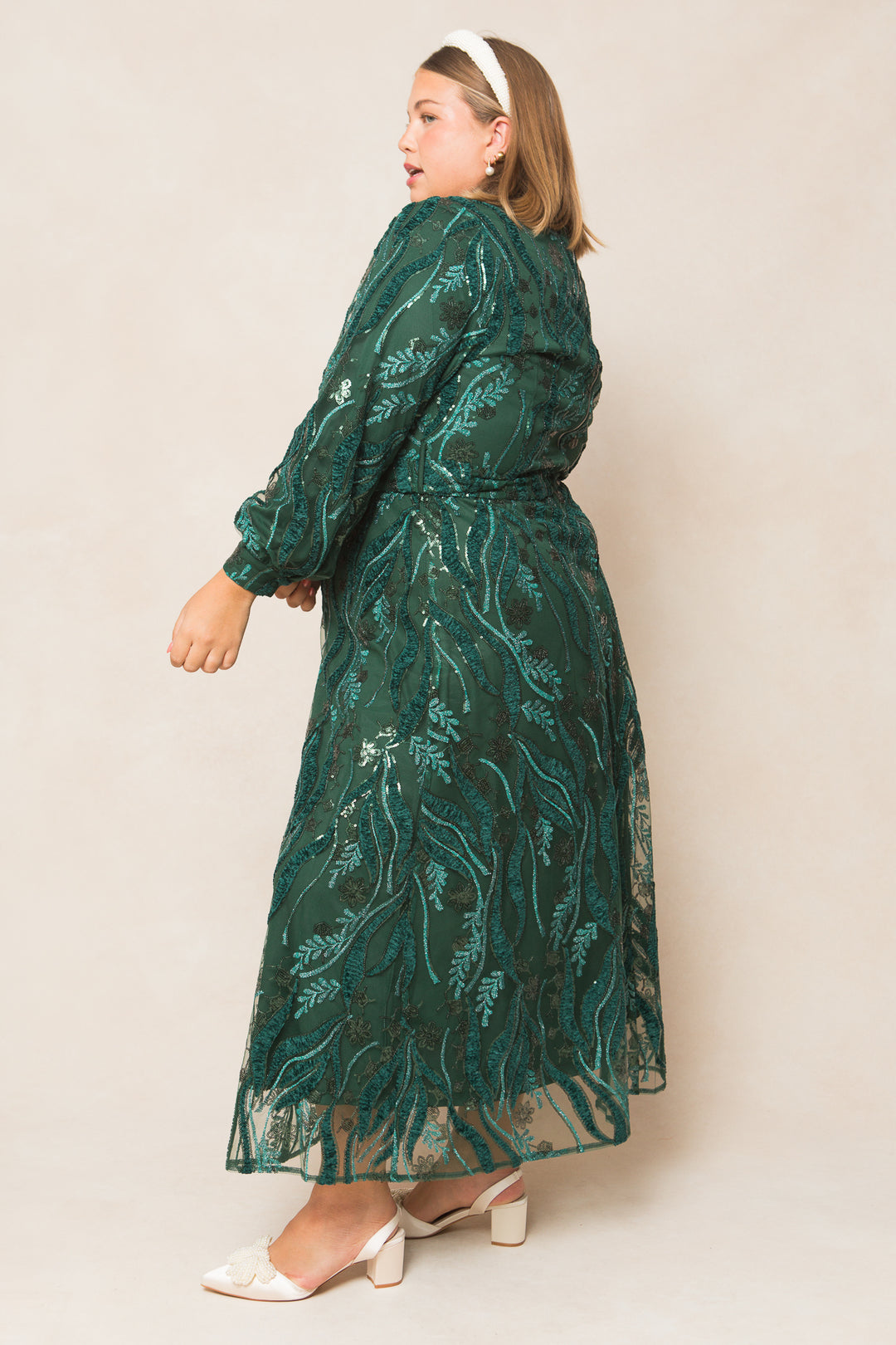 Clover Dress in Emerald - FINAL SALE