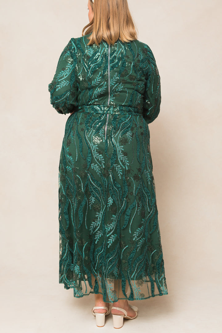 Clover Dress in Emerald - FINAL SALE