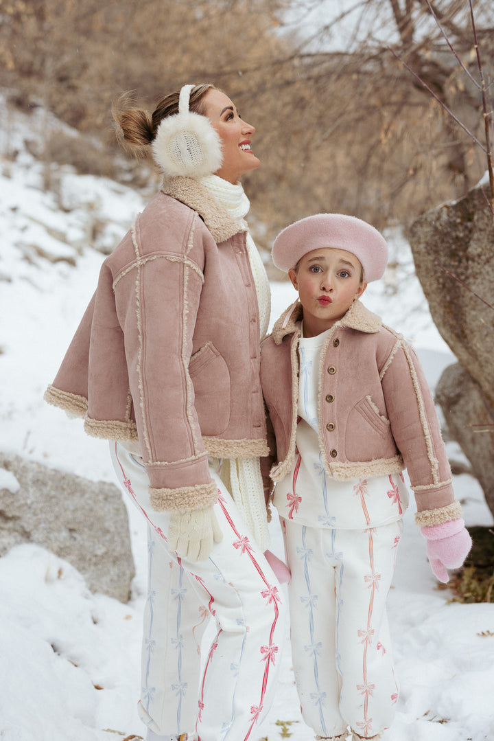 Blush Coat in Pink